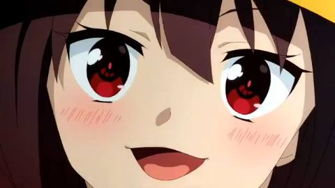 Still frame from megumin — a 23s clip marked up for dubbing