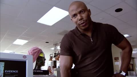 Still frame from Dexter Anime Dub — a 27s clip marked up for dubbing
