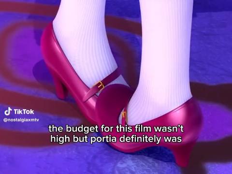 Still frame from Untitled scene — a 1m 21s clip marked up for dubbing