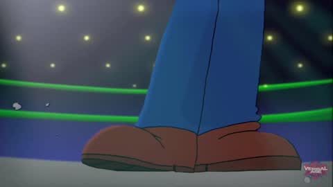 Still frame from New Dub Pack — a 3m 56s clip marked up for dubbing