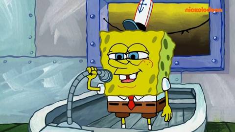 Still frame from SpongeBob - parolacce — a 5m 00s clip marked up for dubbing