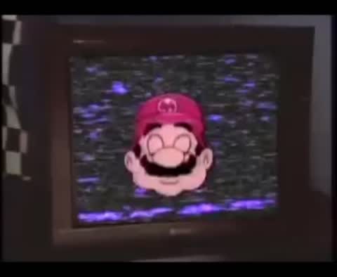Still frame from Nintendo Sex Ed - Hello, Mario — a 1m 15s clip marked up for dubbing