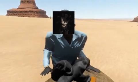 Still frame from sthrnrth — a 9s clip marked up for dubbing