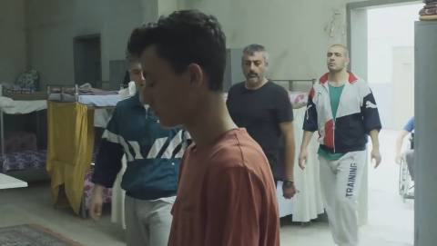 Still frame from Untitled scene — a 11s clip marked up for dubbing
