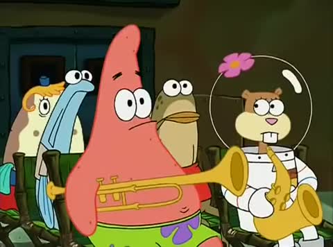 Still frame from Spongebob - Is Mayonnaise a instrument — a 2m 18s clip marked up for dubbing