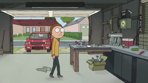 Still frame from PICKLE RICKKKKK — a 1m 23s clip marked up for dubbing