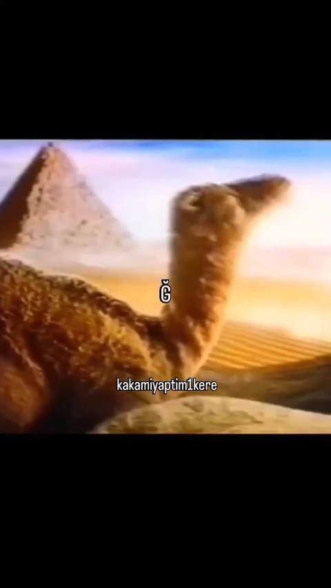 Still frame from amcuğu yalarım — a 15s clip marked up for dubbing