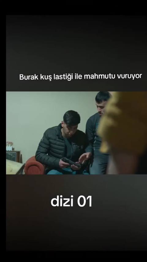 Still frame from Sıfır Bir - Cengo ve Burak Kuş Lastiği Gibi — a 30s clip marked up for dubbing