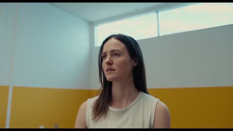 Still frame from Backrooms - Mary meets Phil — a 4m 15s clip marked up for dubbing