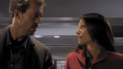 Still frame from House MD - Orange Man — a 1m 31s clip marked up for dubbing