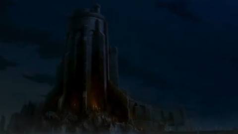 Still frame from shrek wiezienie — a 1m 15s clip marked up for dubbing