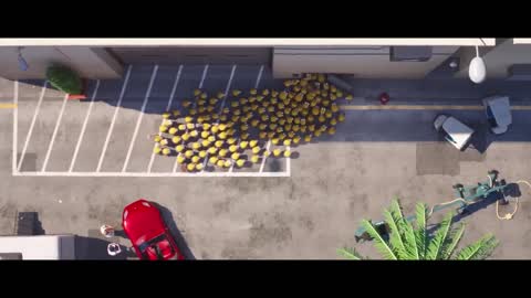 Still frame from Despicable Me - Minions Toilet Paper Song — a 2m 17s clip marked up for dubbing