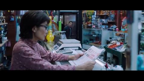 Still frame from Untitled scene — a 1m 49s clip marked up for dubbing