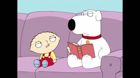 Still frame from Brian's novel he's been working on 3 - Family Guy — a 1m 03s clip marked up for dubbing
