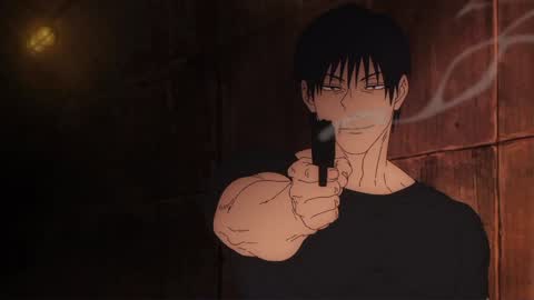 Still frame from Toji - Gojo Satoru Wa Ore Ga Koroshita JJK JP Dub — a 1m 15s clip marked up for dubbing
