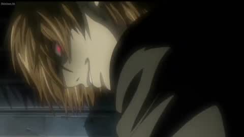 Still frame from Light Yagamis Final Speech — a 2m 42s clip marked up for dubbing