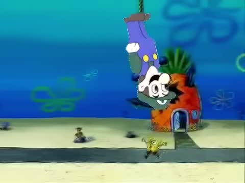 Still frame from YouTube Poop: The Sky Had A Weegee! — a 2m 04s clip marked up for dubbing