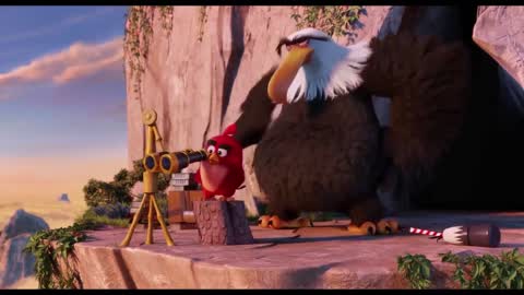 Still frame from ESP Angry Birds - Aguila poderosa — a 49s clip marked up for dubbing