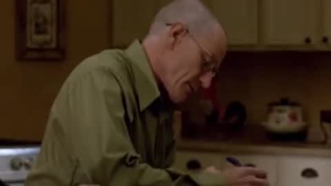 Still frame from Yeah Science!! - Breaking Bad — a 1m 40s clip marked up for dubbing