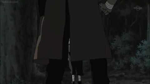 Still frame from Orochimaru — a 22s clip marked up for dubbing
