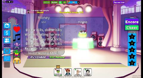 Still frame from roblox money money turkce — a 8s clip marked up for dubbing