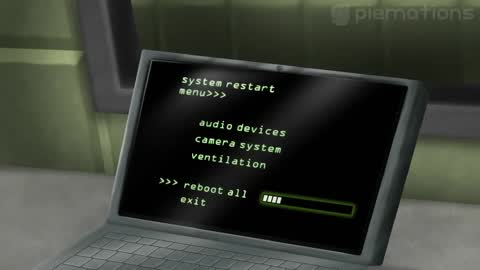Still frame from 5 AM at Freddys The Sequel — a 2m 18s clip marked up for dubbing
