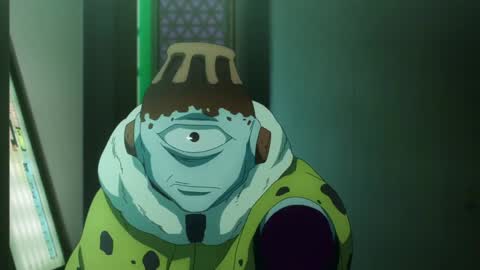 Still frame from Sukuna Awakens In Shibuya — a 49s clip marked up for dubbing