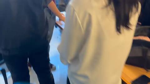 Still frame from Untitled scene — a 17s clip marked up for dubbing