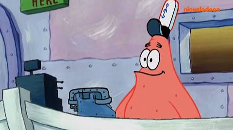 Still frame from Habla Patricio - Bob Esponja — a 27s clip marked up for dubbing