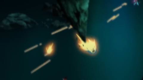Still frame from Untitled scene — a 35s clip marked up for dubbing