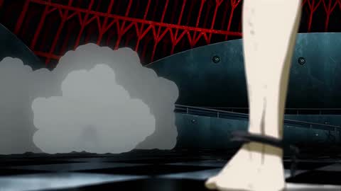 Still frame from Tokyo Ghoul - Kaneki Vs Jason — a 1m 21s clip marked up for dubbing