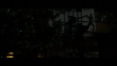 Still frame from Spider Man Homecoming - Ned Finds Out — a 1m 37s clip marked up for dubbing