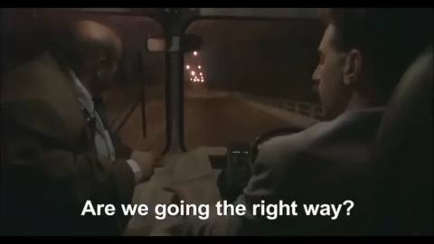 Still frame from asking to use the phone — a 42s clip marked up for dubbing