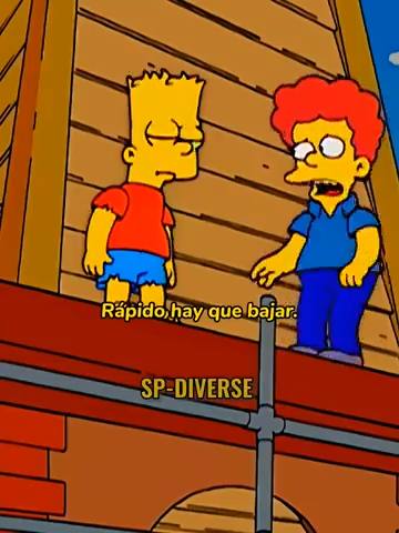 Still frame from Gay Simpson — a 21s clip marked up for dubbing