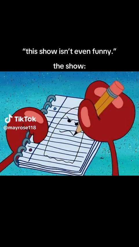Still frame from SpongeBob scene compilation — a 1m 14s clip marked up for dubbing